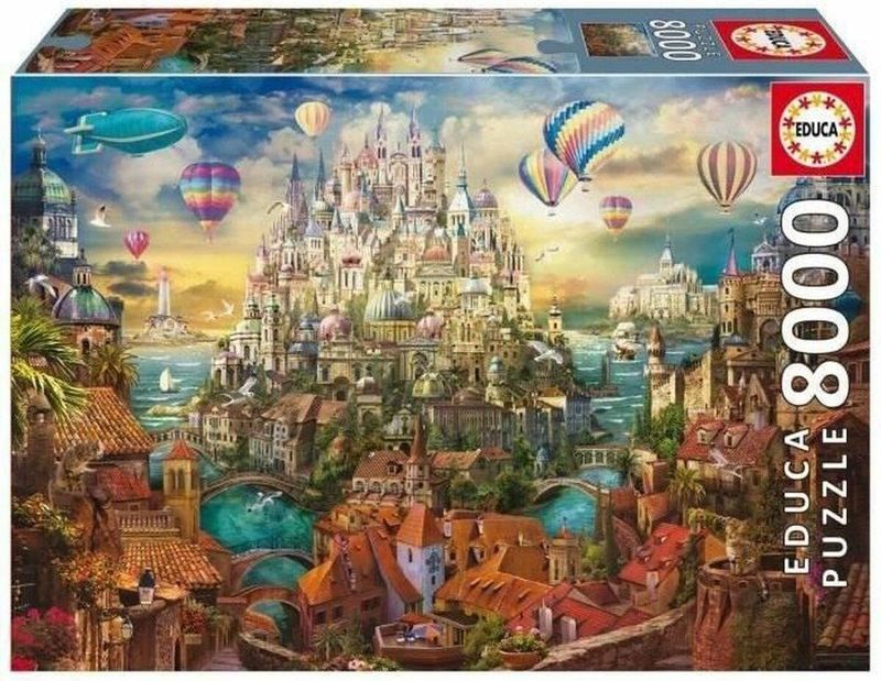 Educa - Droomstad - Legpuzzel - 8000 stukjes - Volwassenen