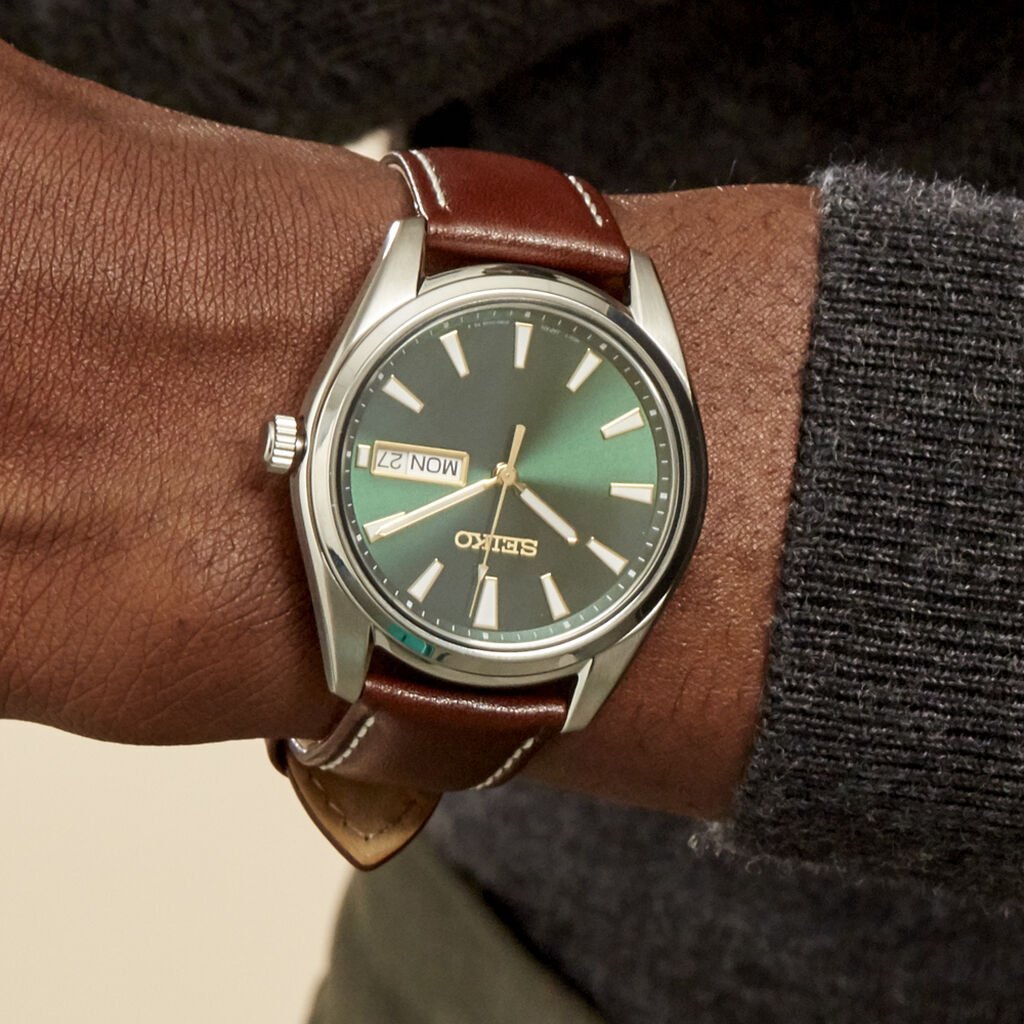 Montre Seiko Classique Vert Foncé