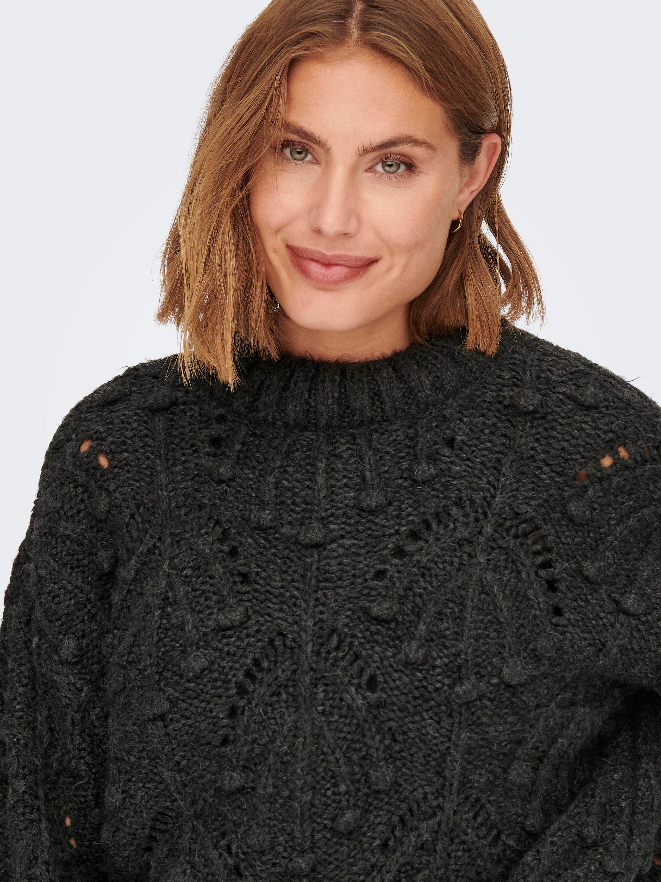 ONLJANE Strickpullover Dark Grey Melange