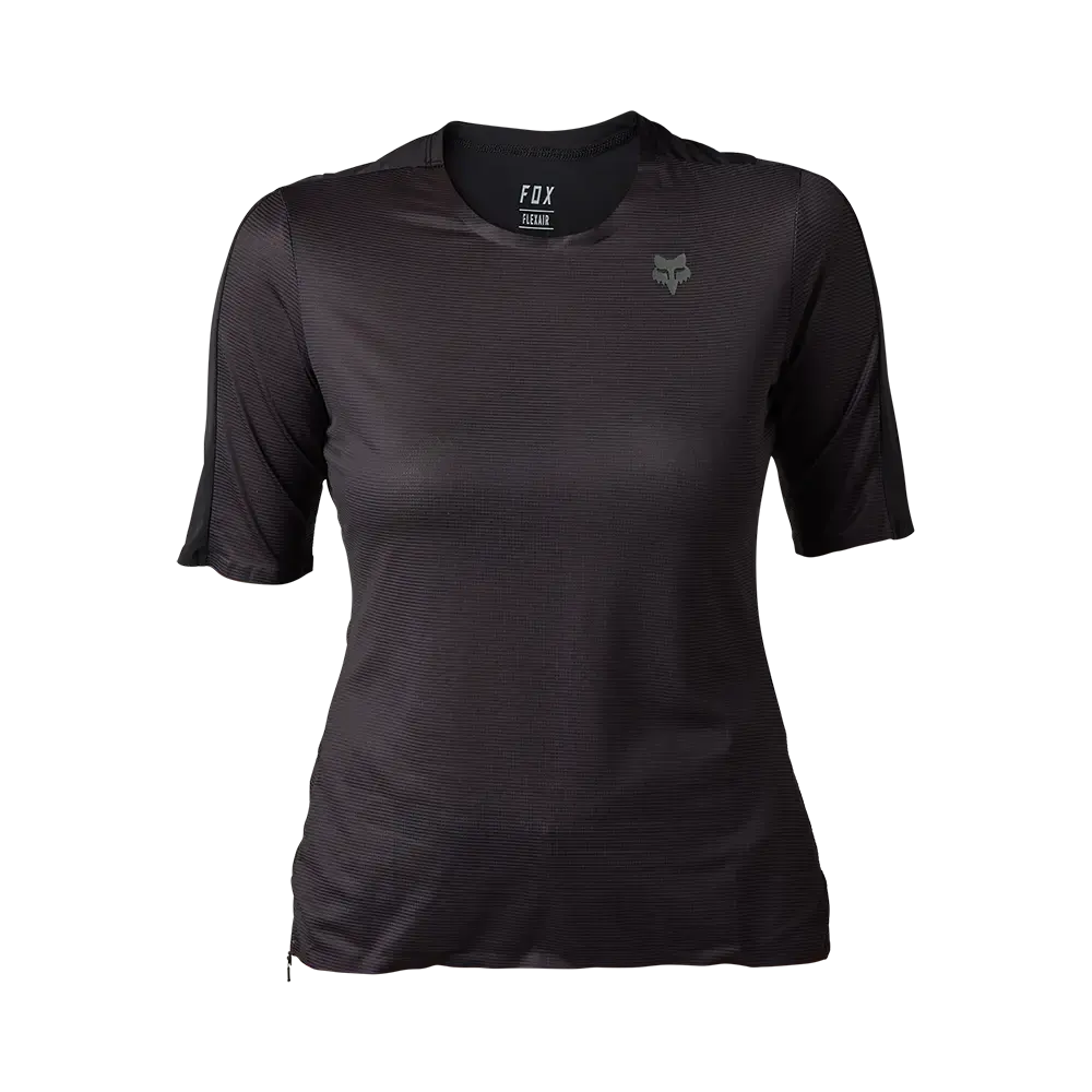 Fox Flexair Ascent MTB Fietsshirt Korte Mouwen Zwart/Grijs Dames