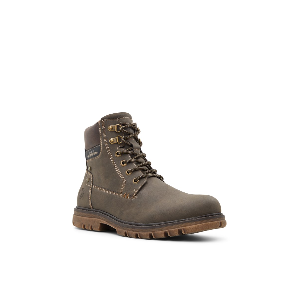 WEEKENDERS-Fimos-Bottes décontractées - Talon plat - Marron Foncé