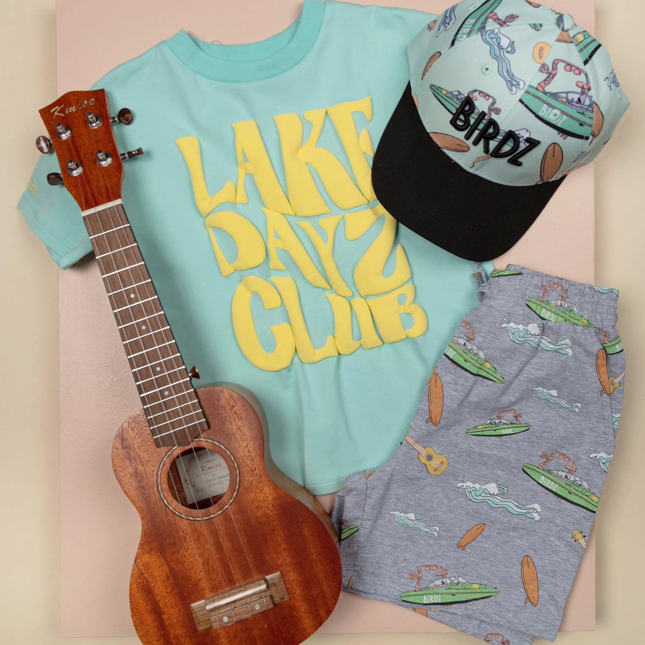 Birdz T-shirt Lake Dayz Club 2-10ans