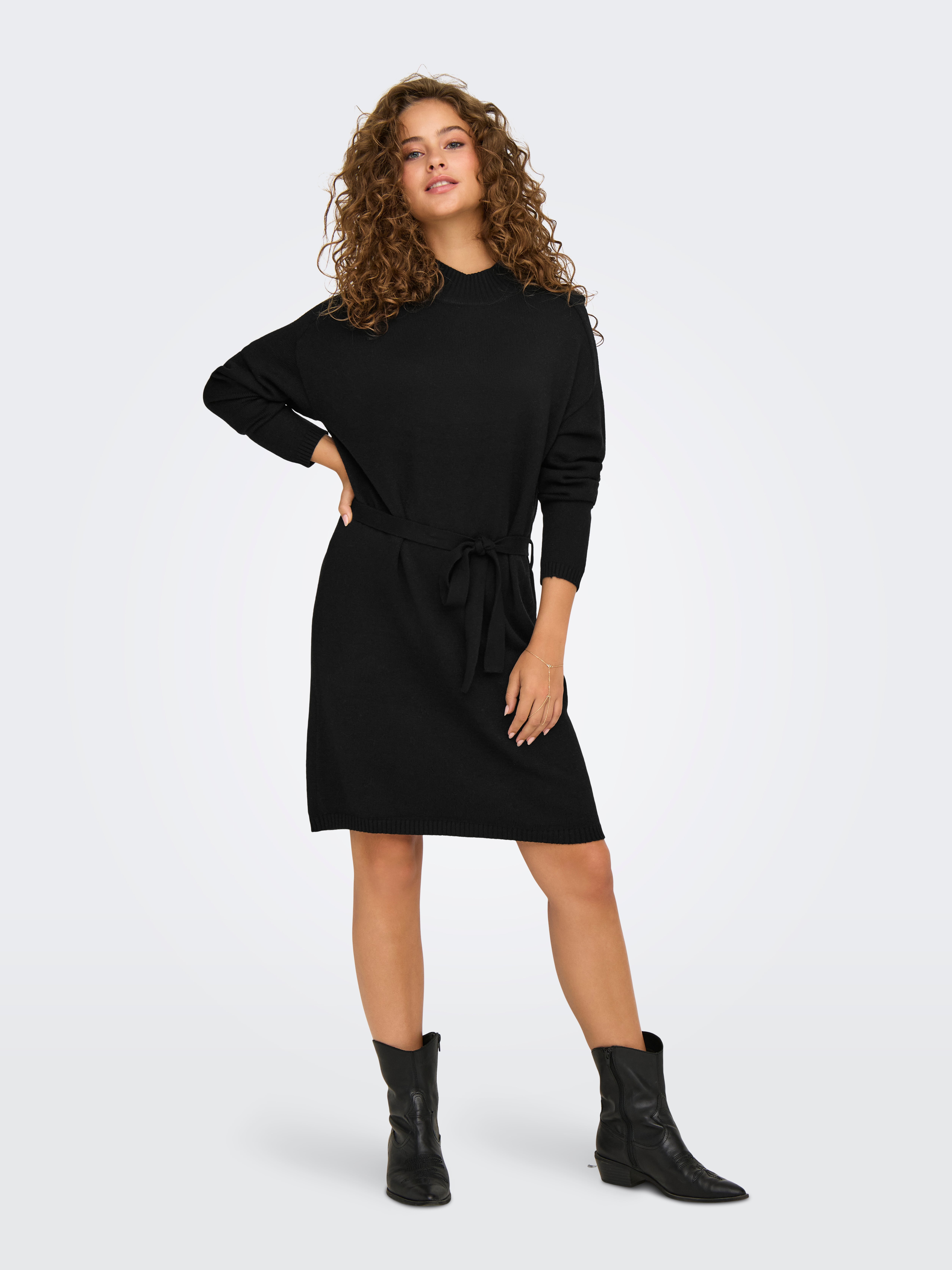 ONLLEVA Langes Kleid Black