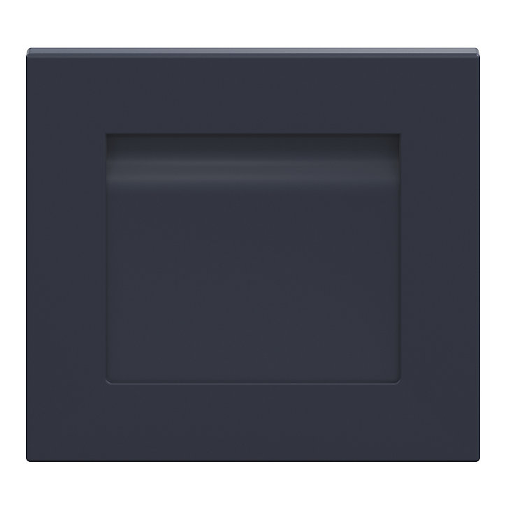 Façade de cuisine sous-hotte / casserolier Garcinia bleu mat l. 40 cm GoodHome