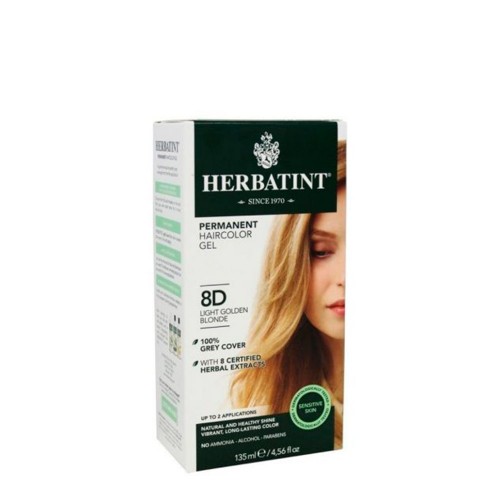 Herbatint Coloração Permanente D8 Louro Claro Dourado 150ml