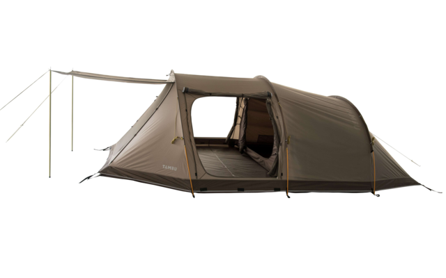 Tambu Durdanta Komfort Trekking Tunnelzelt braun für 4 Personen