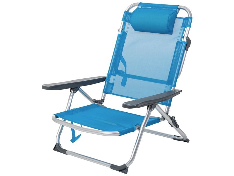 KOOR Strandstuhl Arieenzo, Blau, 2 Stück Gemütliche Campingstühle