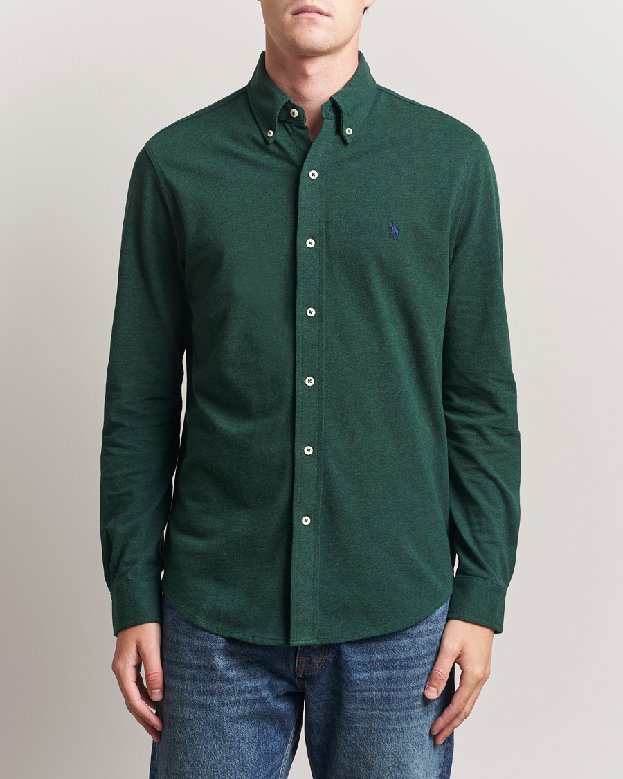 Polo Ralph Lauren Featherweight Mesh Shirt Scotch Pine Heather