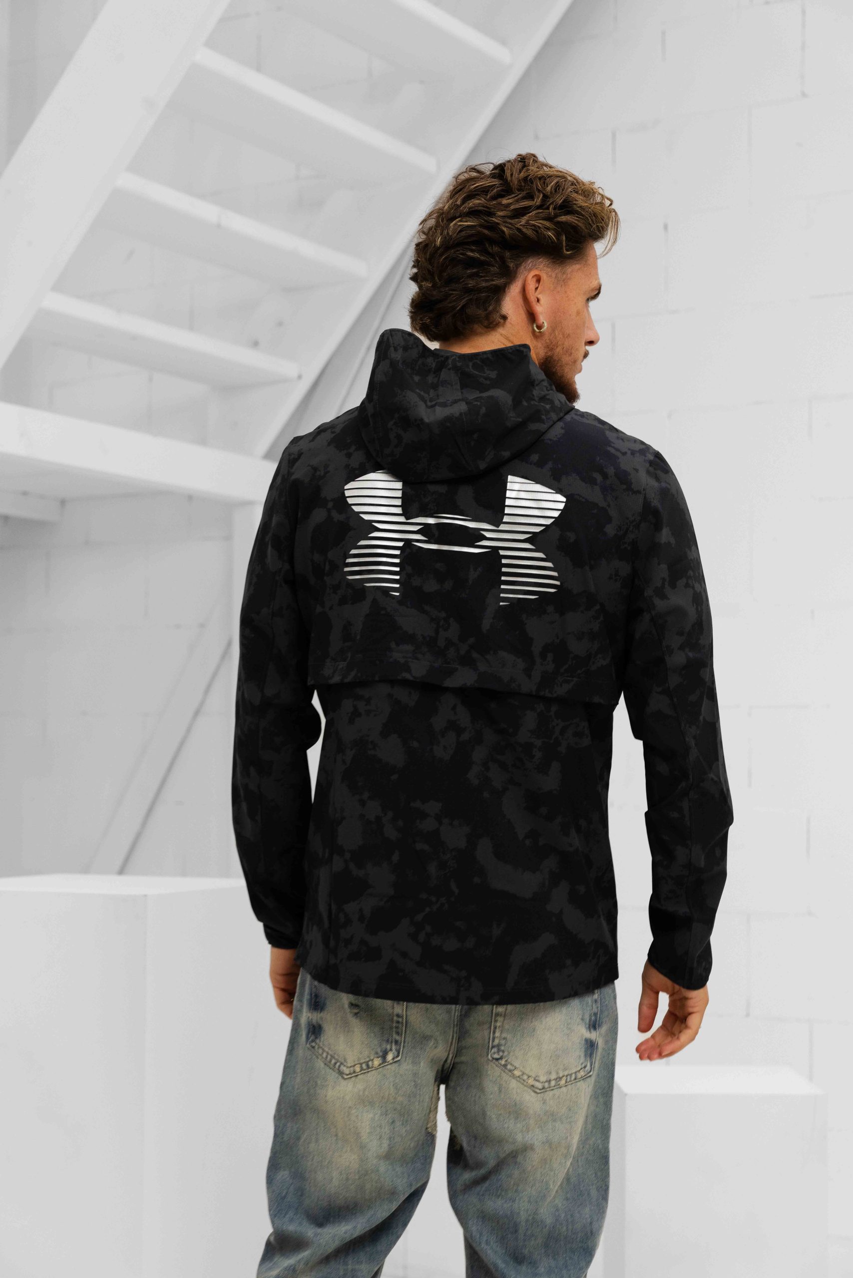 Under Armour Velociti Pro Storm Jack Heren Donkergrijs/Zwart
