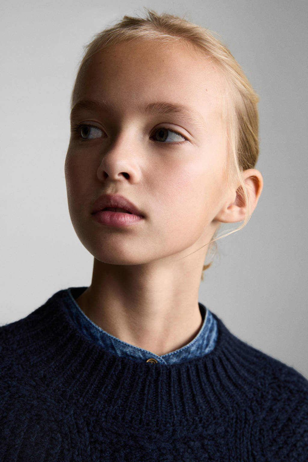 Mango Kids gebreide trui marine