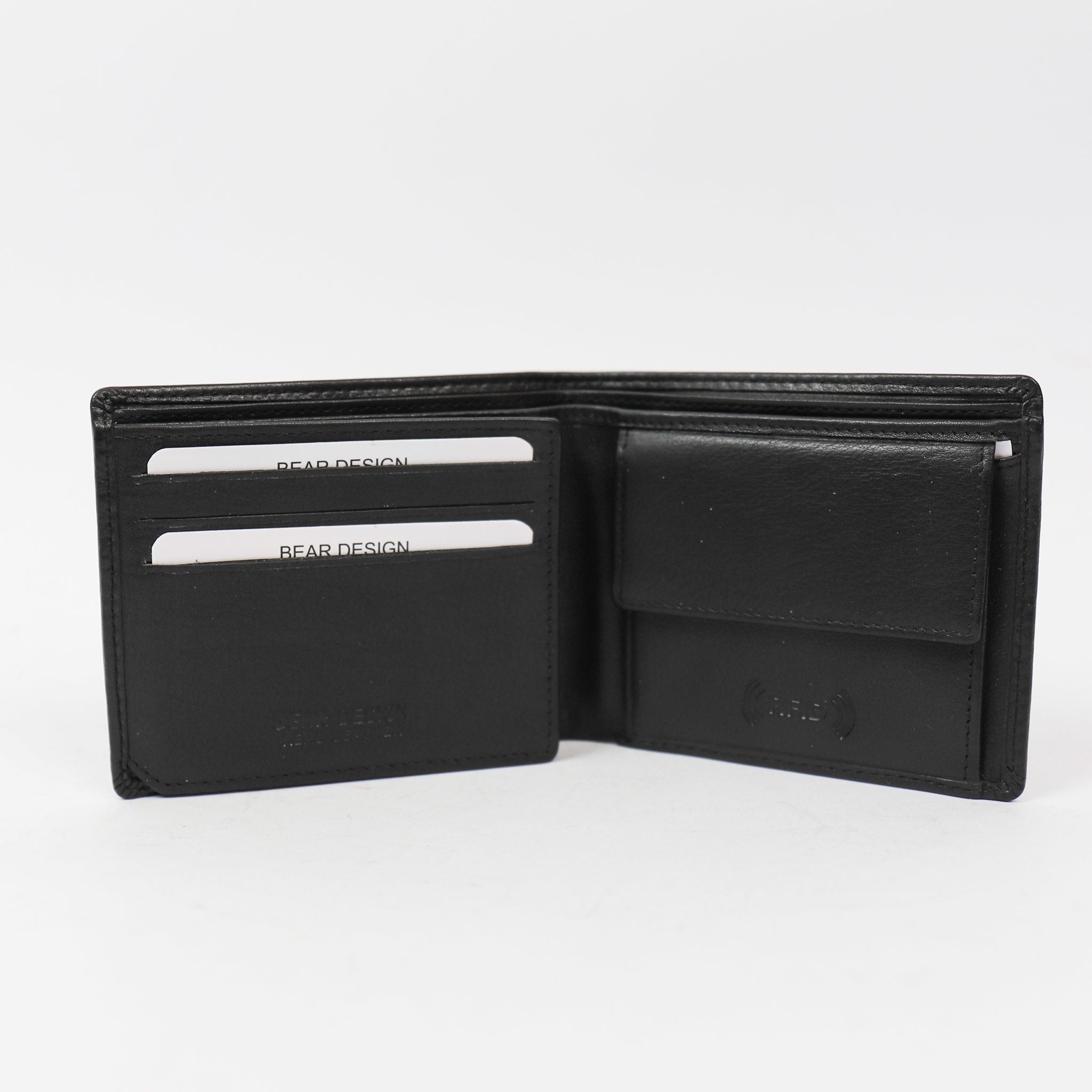 Billfold 'Tom' zwart Zwart (FR)