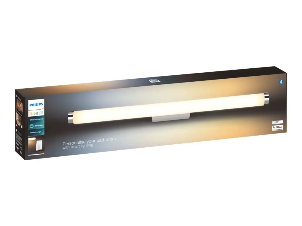 Philips Hue White ambiance Adore - Spejllampe - LED - 20 W - varmt til koldt hvidt lys - 2200-6500 K - hvid