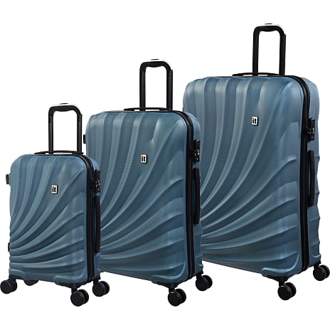 Wave trolley 8 hjuls ABS 54,5 cm - blå