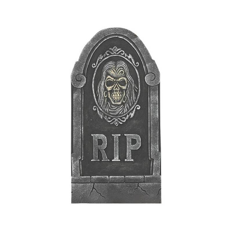 Halloween Grafsteen Schedel 65cm