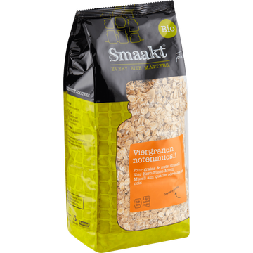 Smaakt Bio Viergranen Notenmuesli 750 g