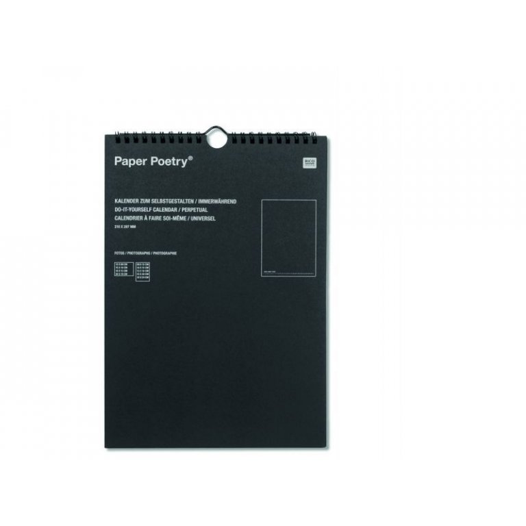 Paper Poetry Dauerkalender zum Selbstgestalten