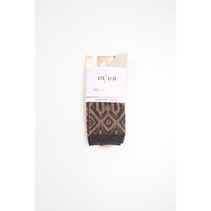 inSua THE COLLECTION-Sokken jacquard kasjmier - Insua The Collection