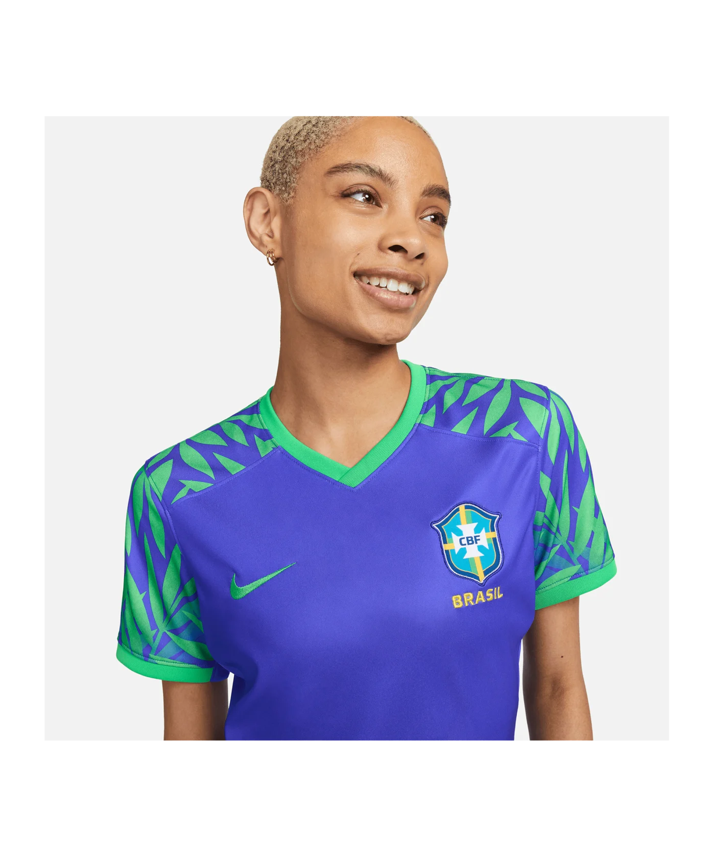 Nike Brasilien Trikot Away Frauen WM 2023 Damen Blau Grün F433