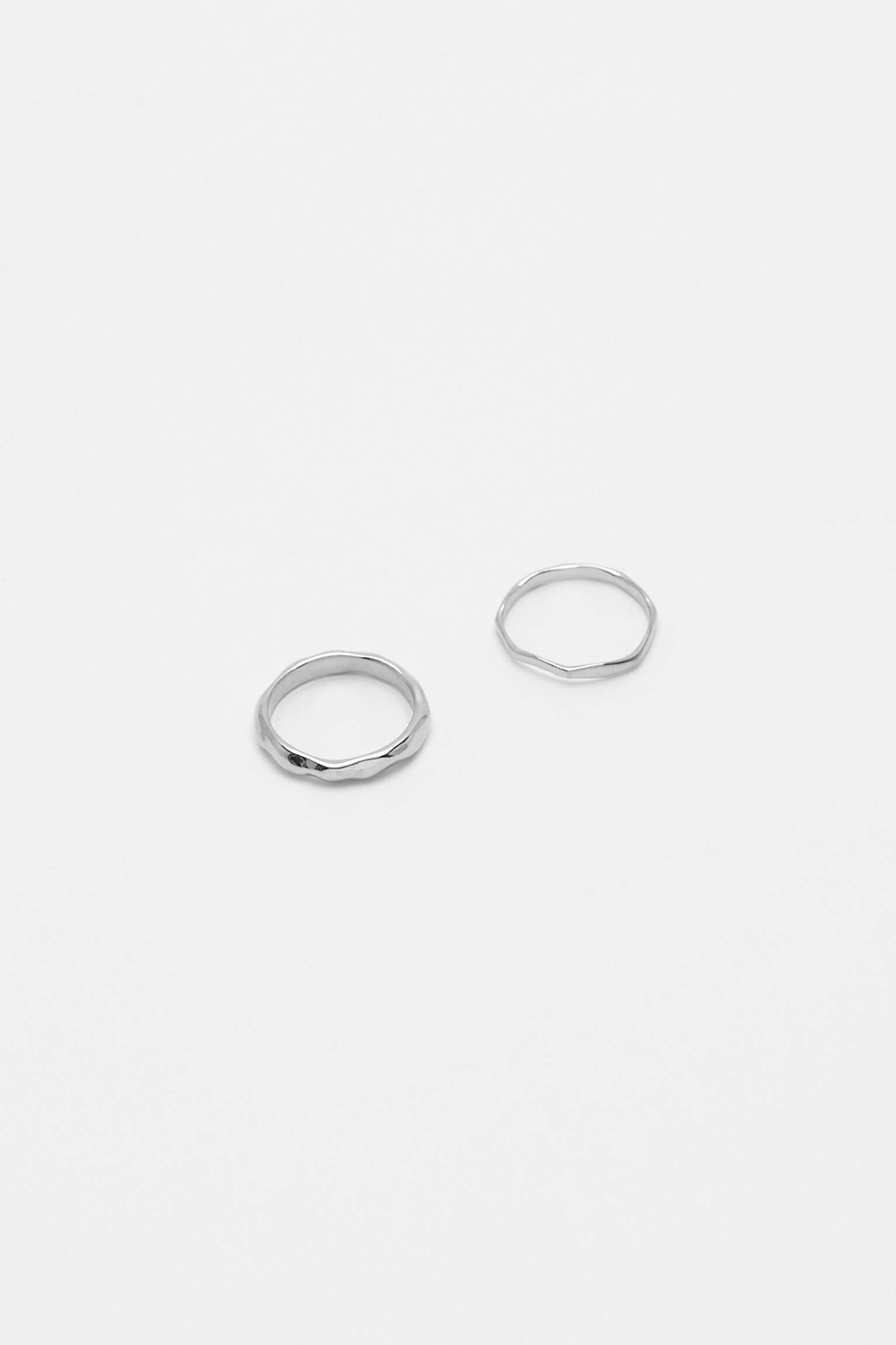 Conjunto de 5 anéis - Prata