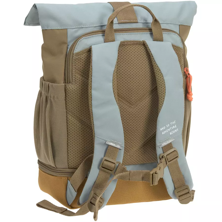 LÄSSIG Mini Rolltop Backpack, Nature olive