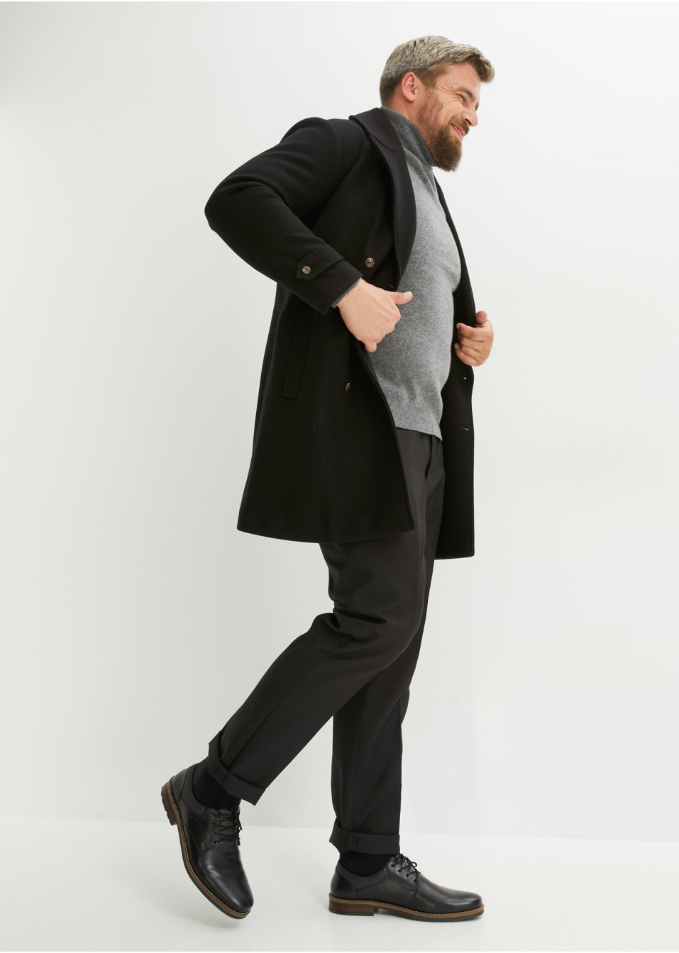 Manteau blazer avec teneur en laine