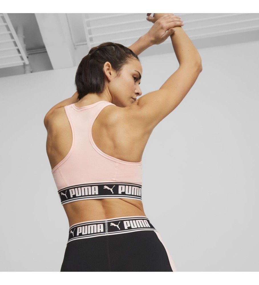 Sutiã Puma Strong Mid-Impact, rosa