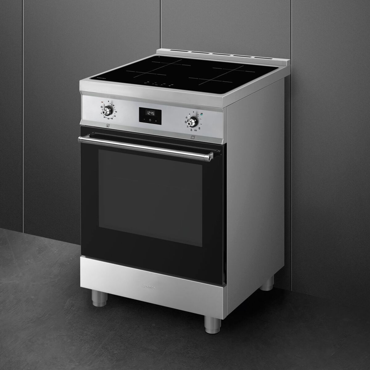 C6IPXT2 Induksjonskomfyr Classic 60 cm, rustfritt stål