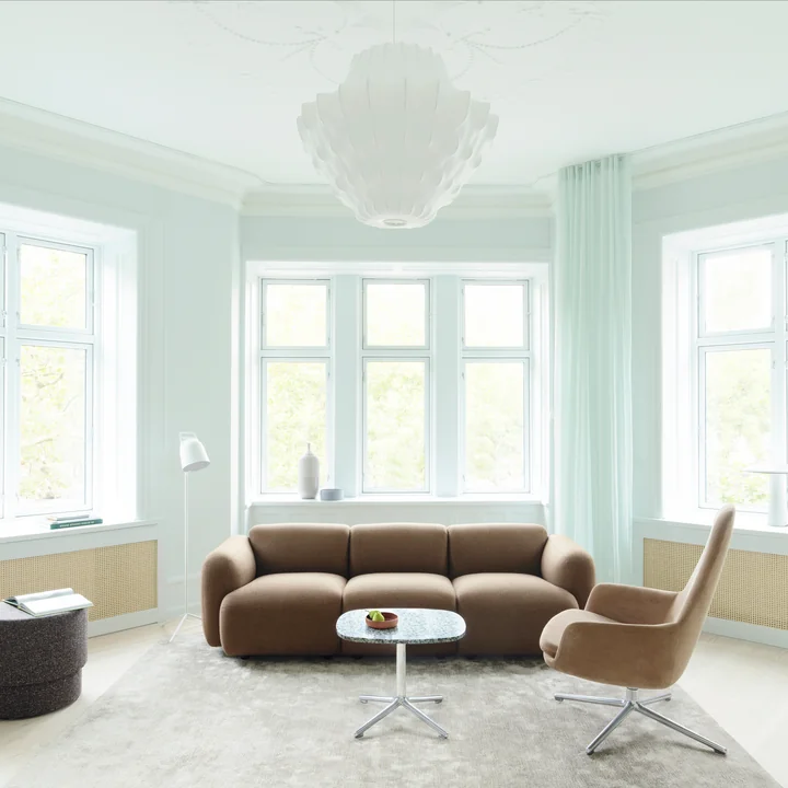 Normann Copenhagen - Phantom Pendelleuchte large, Ø 81 x H 64 cm, weiss (EU)