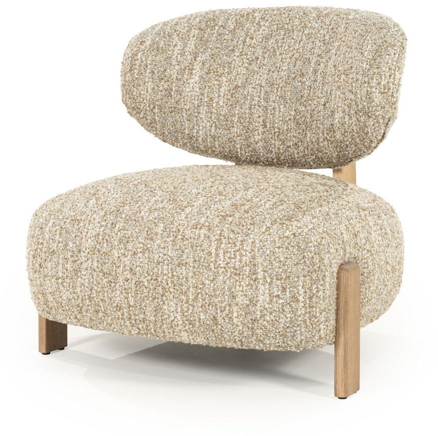 Fauteuil Reza Naturel, Beige van Eleonora