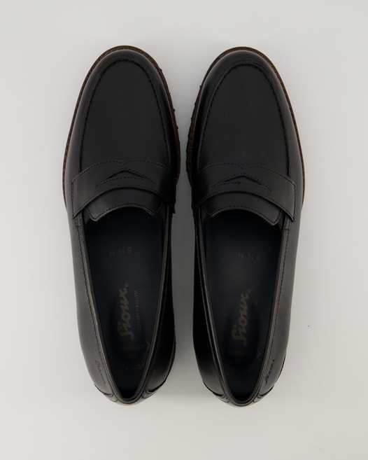 Sioux Meredith-709-H Slipper in Schwarz