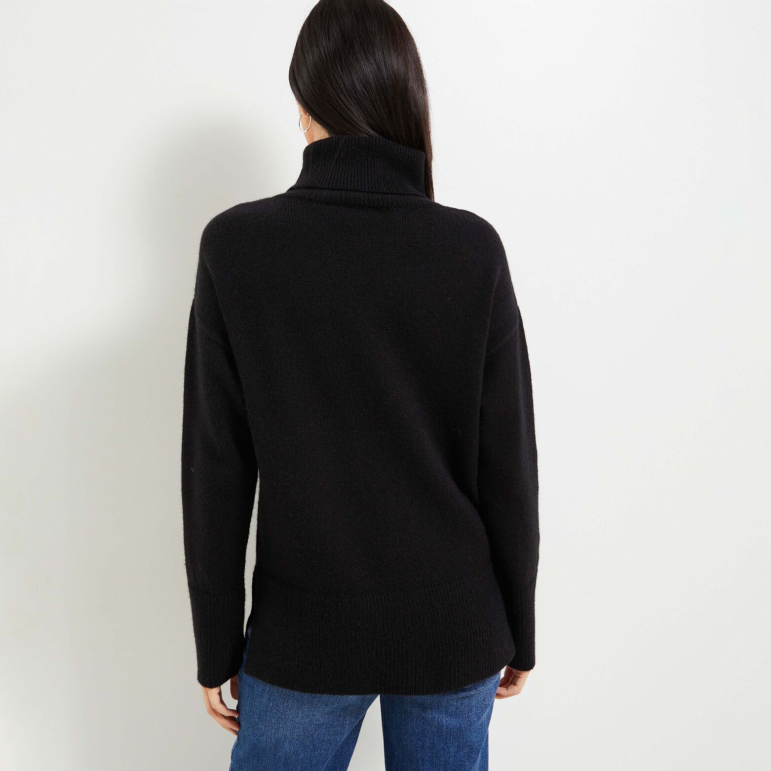 pull col roulé femme