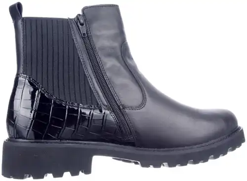 Remonte zwart D8655-00 - maat 43 enkellaars zwart - maat 43 Calandschoen