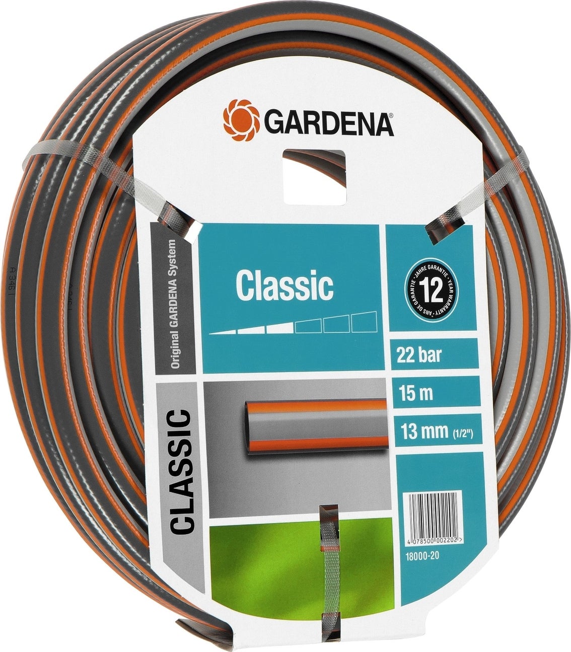 Gardena Classic slang 13mm (1/2'') 15m