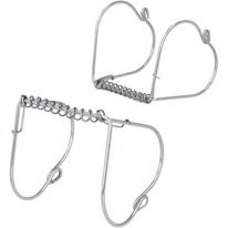 Pince à roulade, inox, set de 4