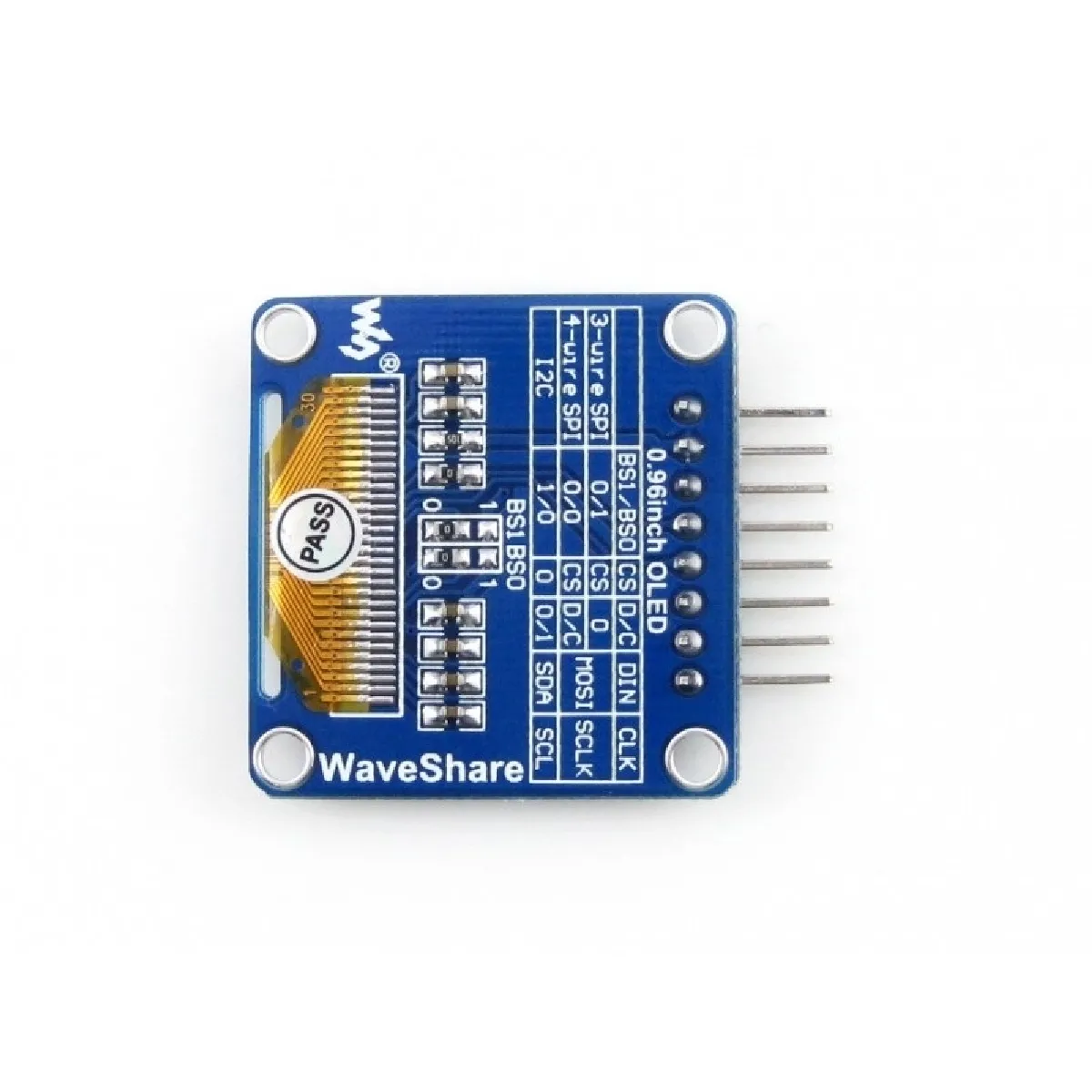 Wewoo Waveshare 0,96 pouces OLED