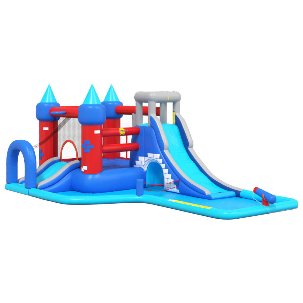 Castelo inflável Happy Hop com 2 bolas de dardos