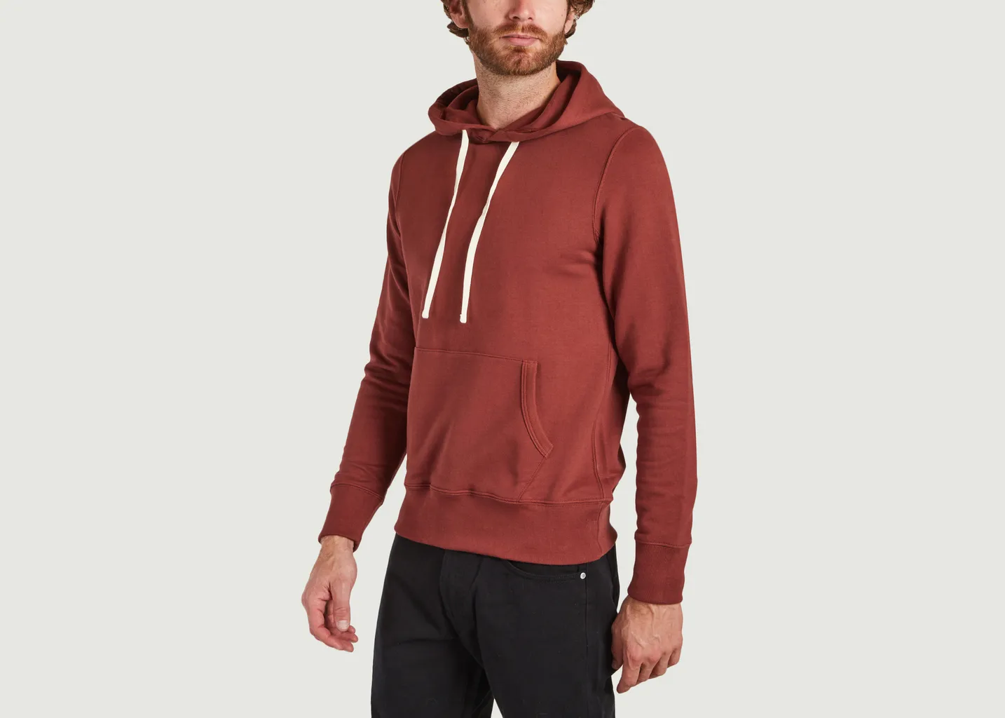 Hoodie coupe classique en coton bio Merz b Schwanen