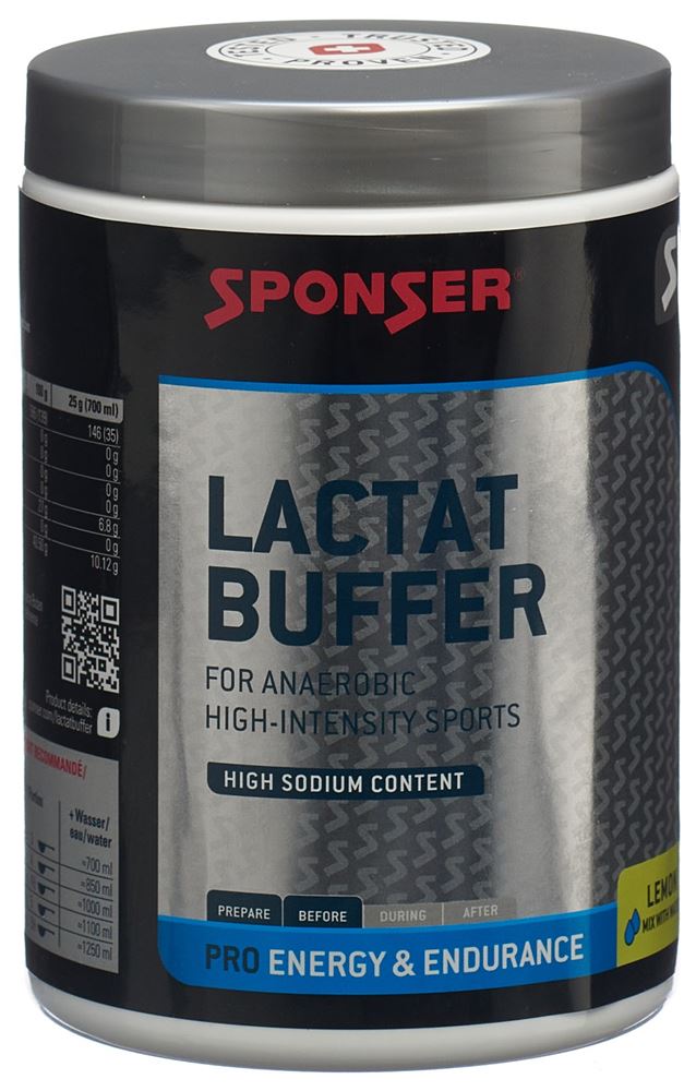SPONSER Lactat Buffer<br>600 g, Dose, Lemon