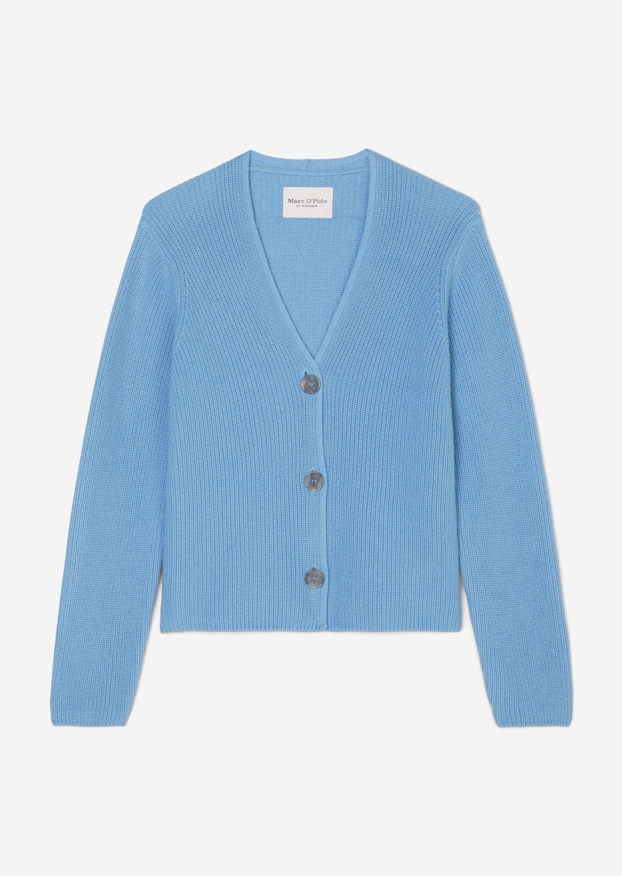 V-Neck-Cardigan relaxedaus Heavy-Weight-Organic-Cotton