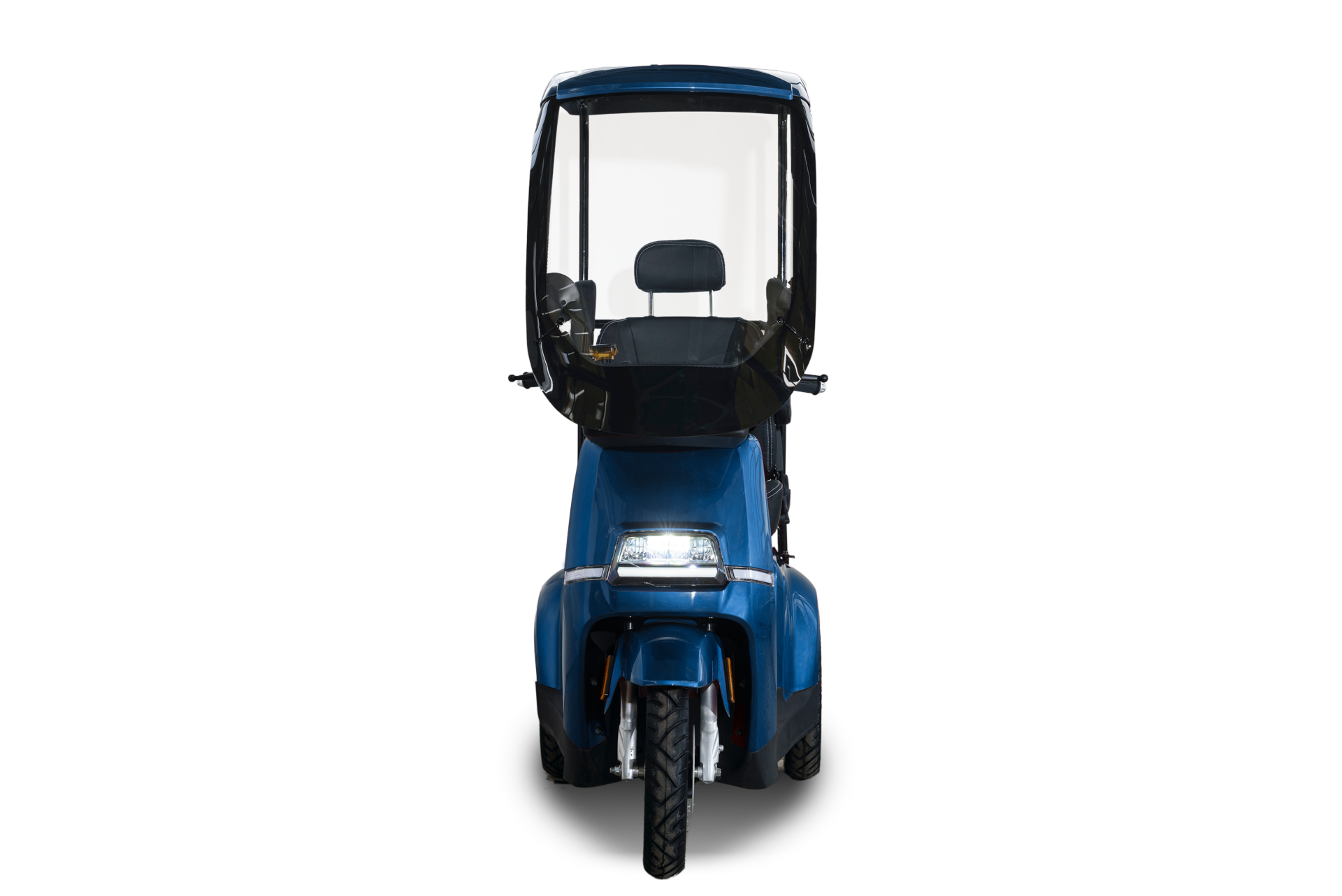Stormborn R5 Elektro-Dreiradroller 25 km/h - blau - mit Dach