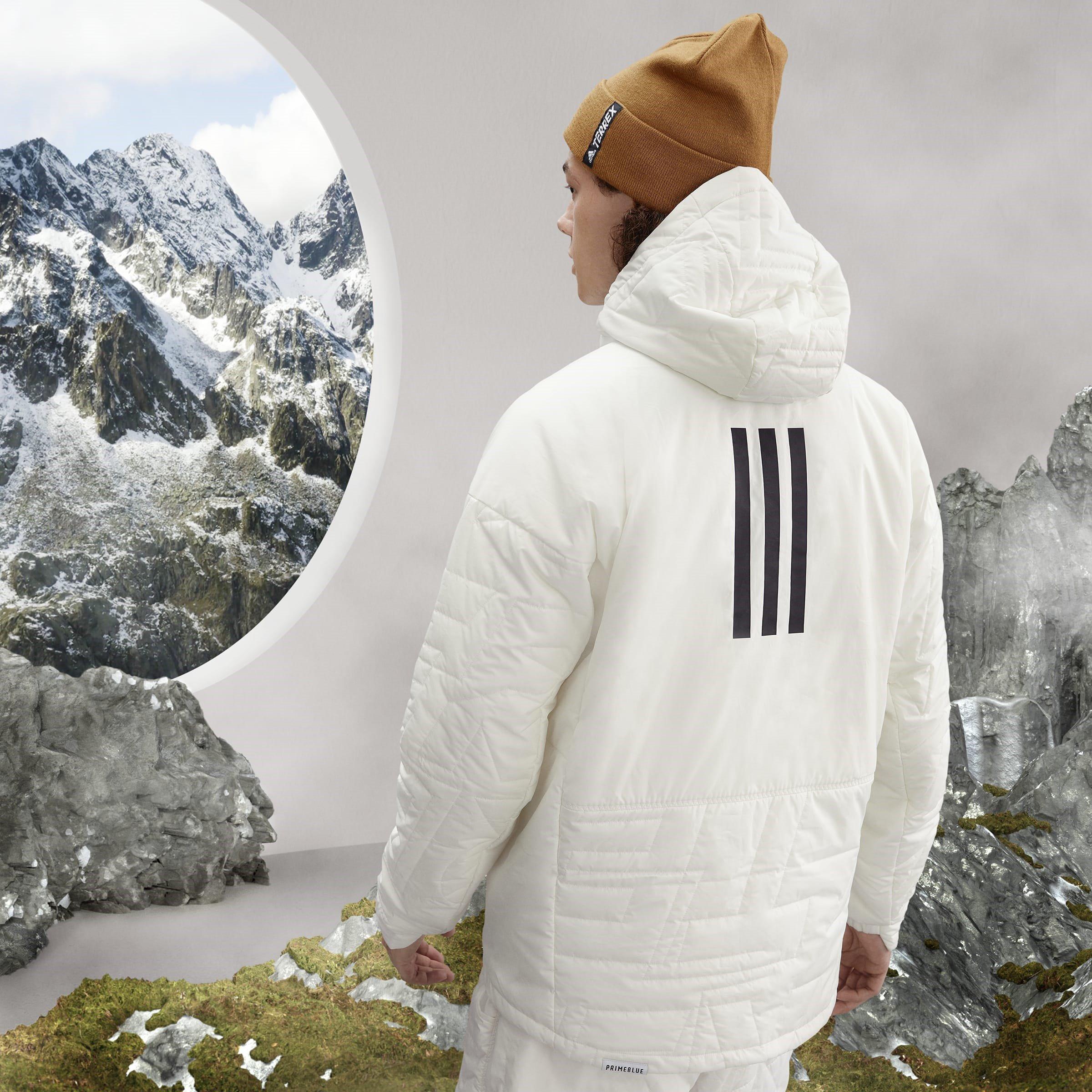 adidas Terrex MYSHELTER PrimaLoft Hooded Padded Jacket Mens