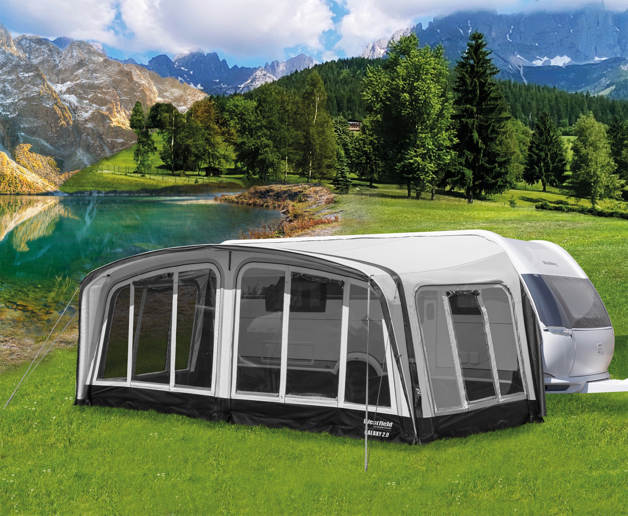Westfield Galaxy 2.0 Wohnwagen aufblasbares Vorzelt Größe 11