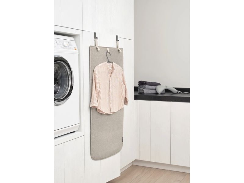 Brabantia Bügeldecke Refresh & Steam Grau Tür-Dampfdecke