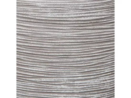Pot à fleurs Rib élégant Deluxe 45x72 cm Ivoire