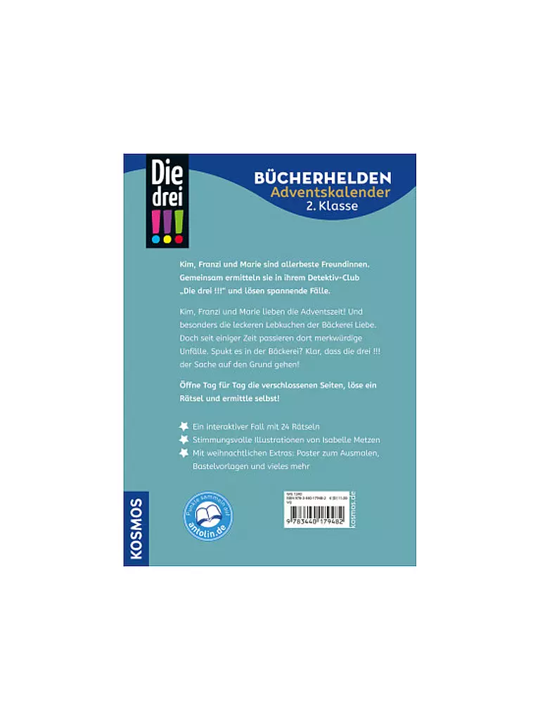 KOSMOS VERLAG Buch - Die drei Fragezeichen -  keine Farbe