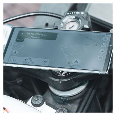Support de smartphone avec écrou colonne de direction