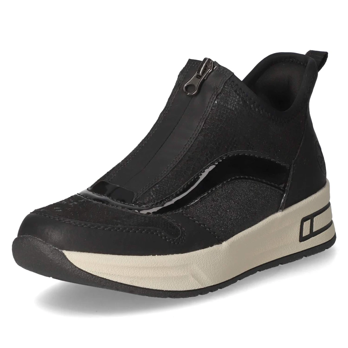RiekerSlip On Sneaker - schwarz