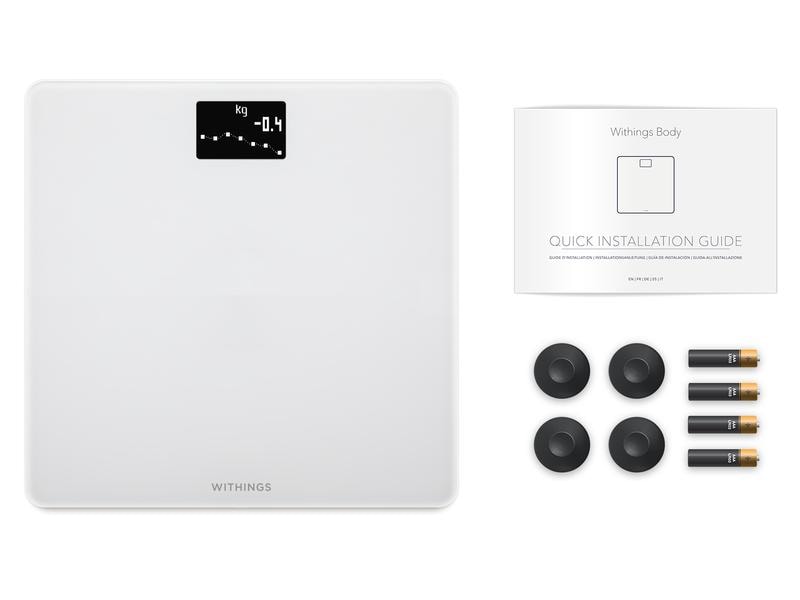 Withings Körperanalysewaage Body Weiss Diagnosewaage