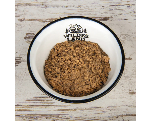 WILDES LAND Biologisch natvoer met pure zalm voor katten, met zalmolie en waardevolle superfoods, graanvrij, glutenvrij, 85 g
