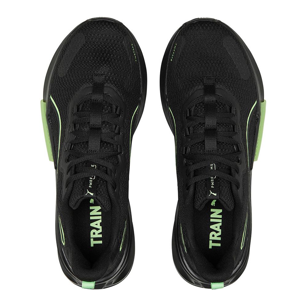 Puma PWRFRAME - Chaussures Training Homme puma black/fizzy lime